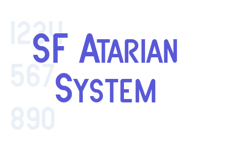 SF Atarian System Font Download