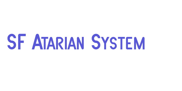 SF Atarian System Font Download