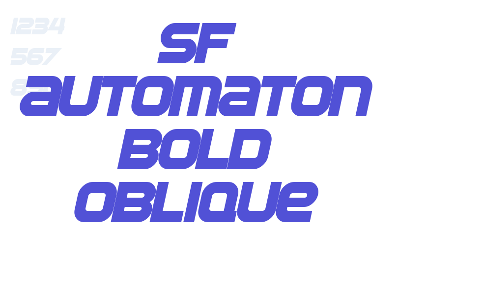 SF Automaton Bold Oblique-font-download