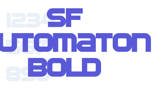 SF Automaton Bold Font Download