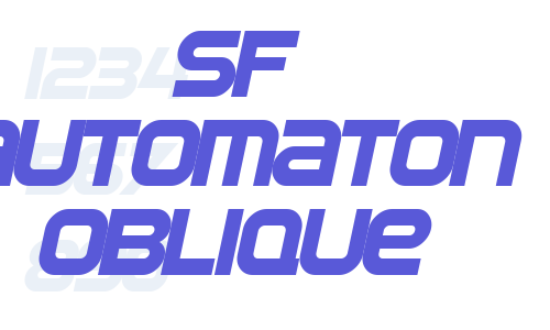 SF Automaton Oblique Font Download