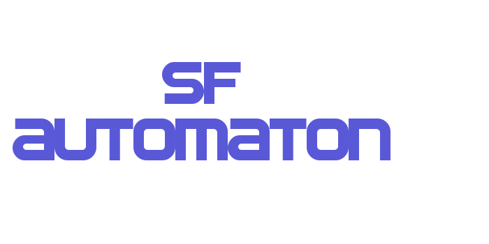 SF Automaton Font Download