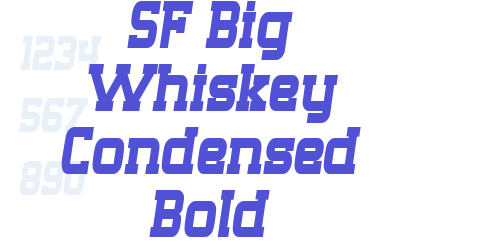 SF Big Whiskey Condensed Bold-font-download