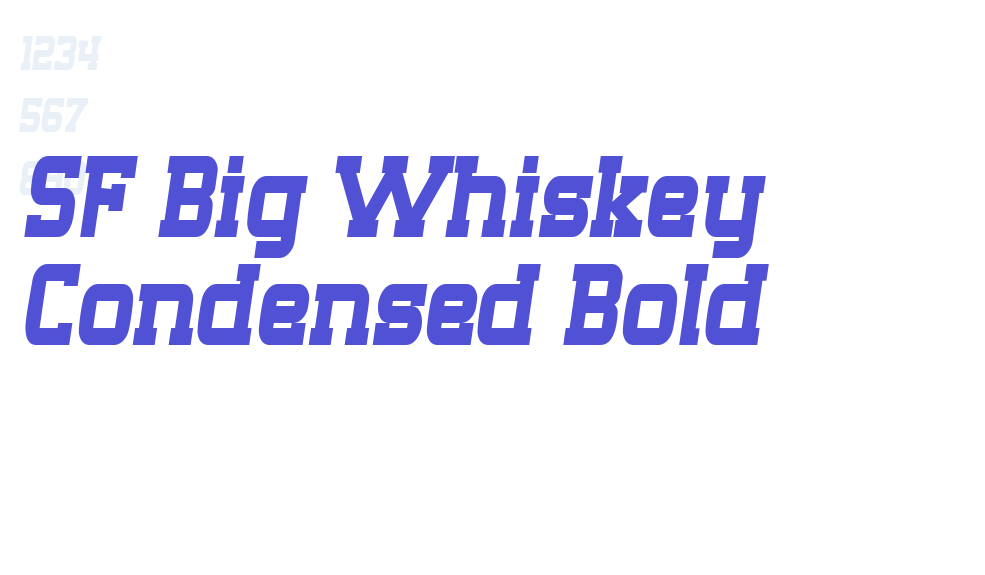 SF Big Whiskey Condensed Bold-font-download