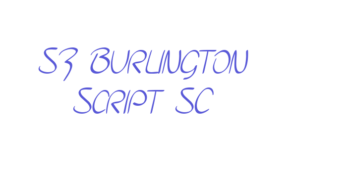 SF Burlington Script SC Font Download