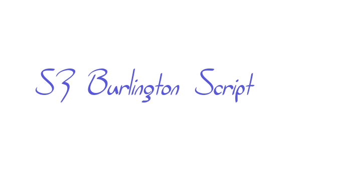 SF Burlington Script Font Download