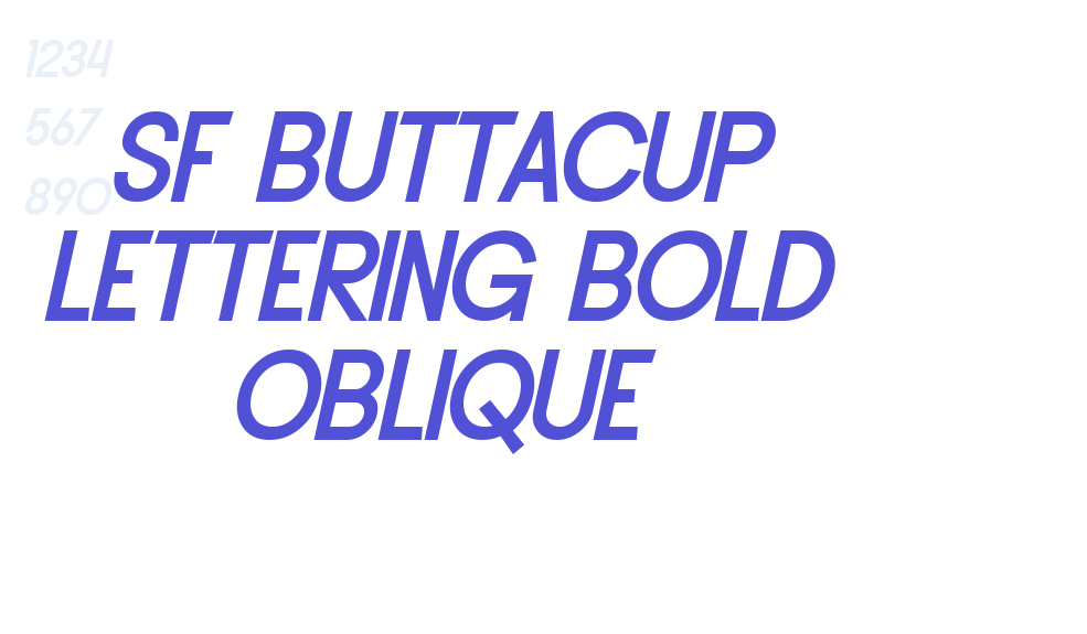 SF Buttacup Lettering Bold Oblique-font-download