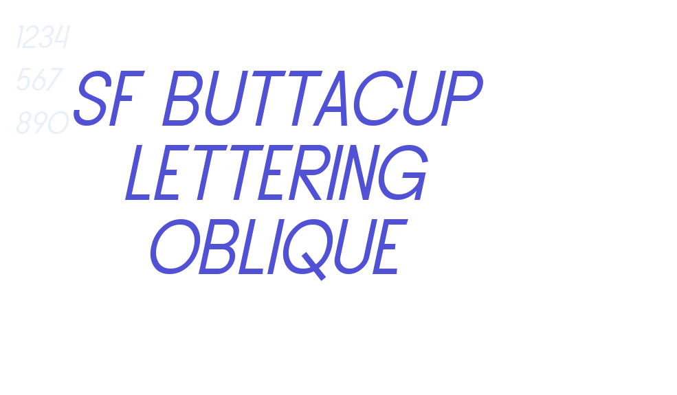 SF Buttacup Lettering Oblique-font-download