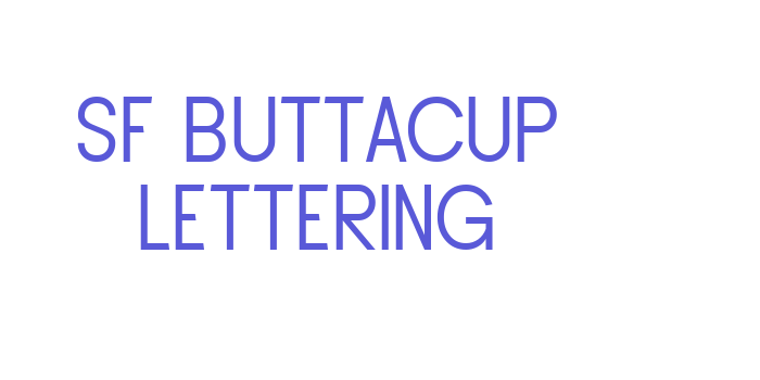 SF Buttacup Lettering Font Download