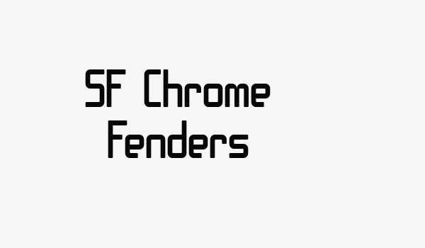 SF Chrome Fenders Font