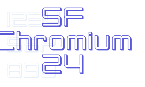 SF Chromium 24 Font Download