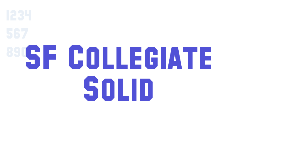 SF Collegiate Solid-font-download