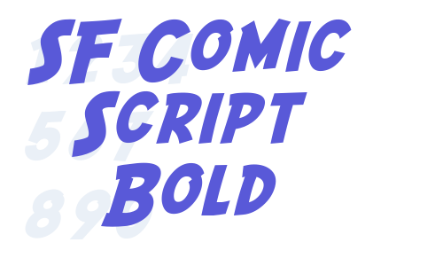 SF Comic Script Bold Font Download