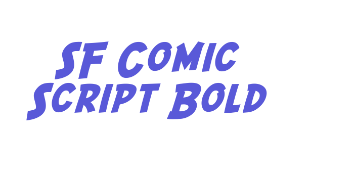 SF Comic Script Bold Font Download