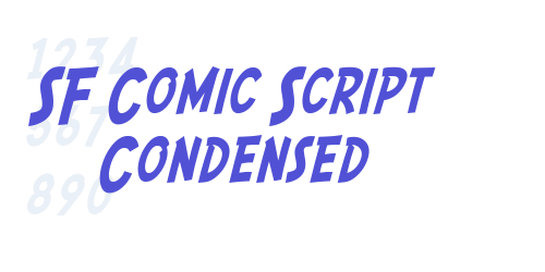 SF Comic Script Condensed-font-download