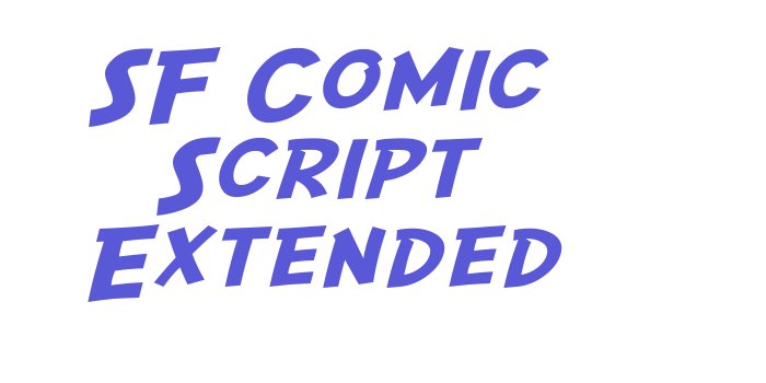 SF Comic Script Extended Font Download