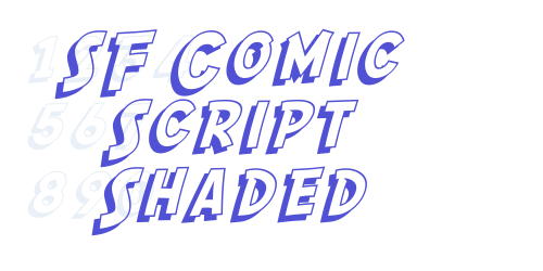 SF Comic Script Shaded-font-download
