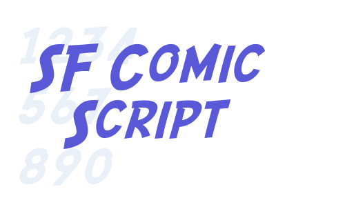 SF Comic Script Font Download