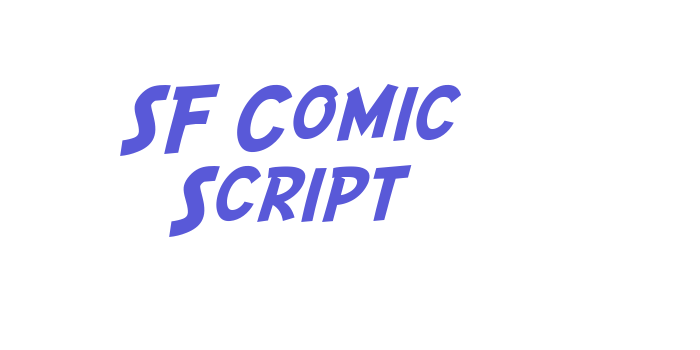 SF Comic Script Font Download