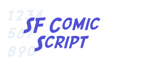 SF Comic Script-font-download