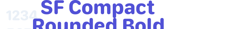SF Compact Rounded Bold-font