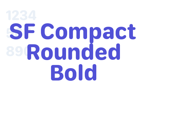 SF Compact Rounded Bold