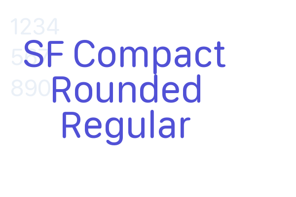 SF Compact Rounded Regular
