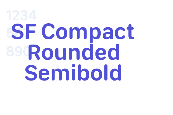 SF Compact Rounded Semibold