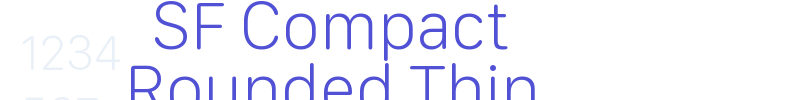 SF Compact Rounded Thin-font
