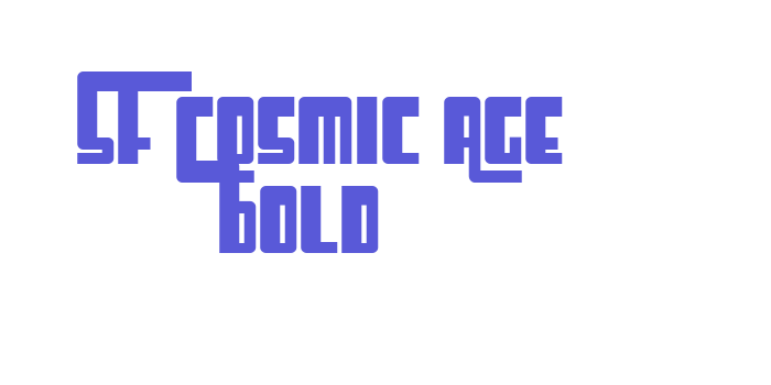 SF Cosmic Age Bold Font Download