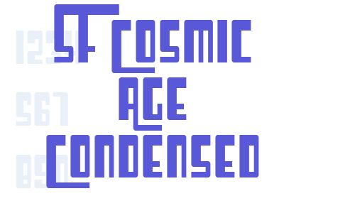 SF Cosmic Age Condensed Font Download