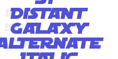 SF Distant Galaxy Alternate Italic-font-download