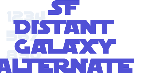 SF Distant Galaxy Alternate-font-download