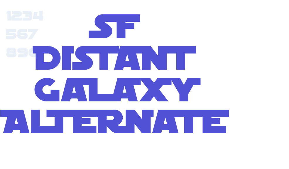 SF Distant Galaxy Alternate-font-download