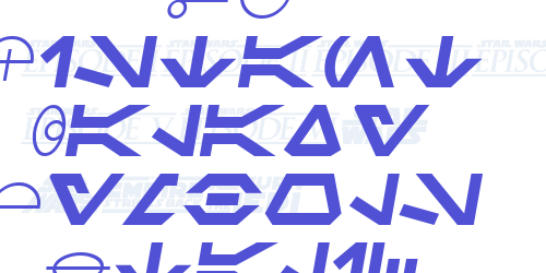 SF Distant Galaxy Symbols Italic-font-download