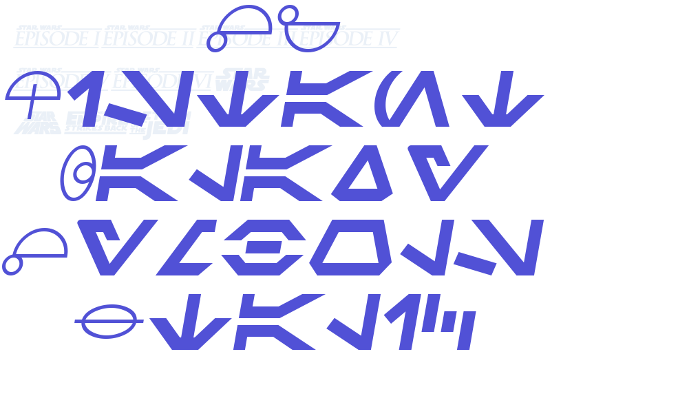 SF Distant Galaxy Symbols Italic-font-download