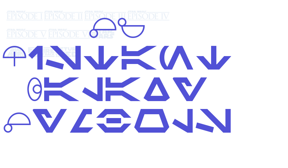 SF Distant Galaxy Symbols-font-download