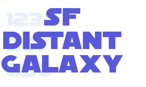 SF Distant Galaxy Font Download