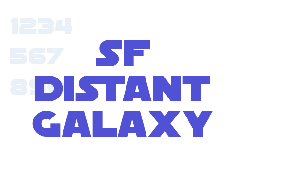 SF Distant Galaxy Font Download