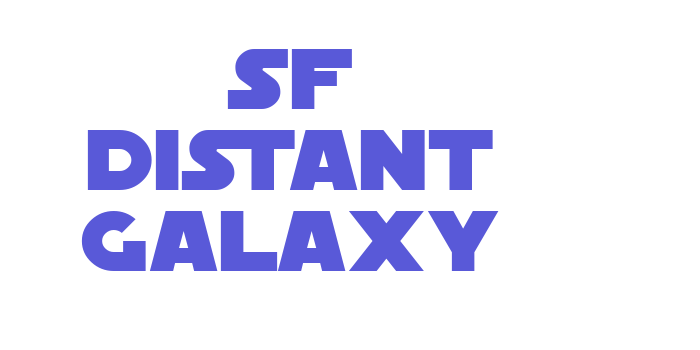 SF Distant Galaxy Font Download