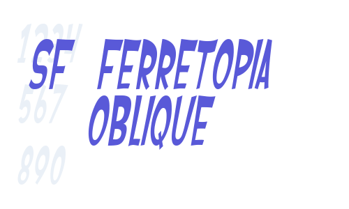 SF Ferretopia Oblique Font Download