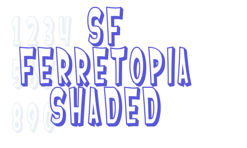 SF Ferretopia Shaded Font Download