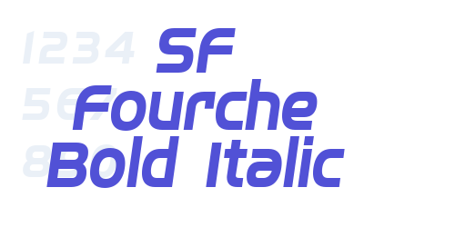 SF Fourche Bold Italic-font-download