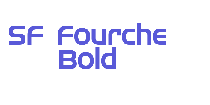 SF Fourche Bold Font Download