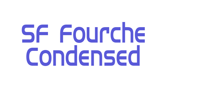 SF Fourche Condensed Font Download