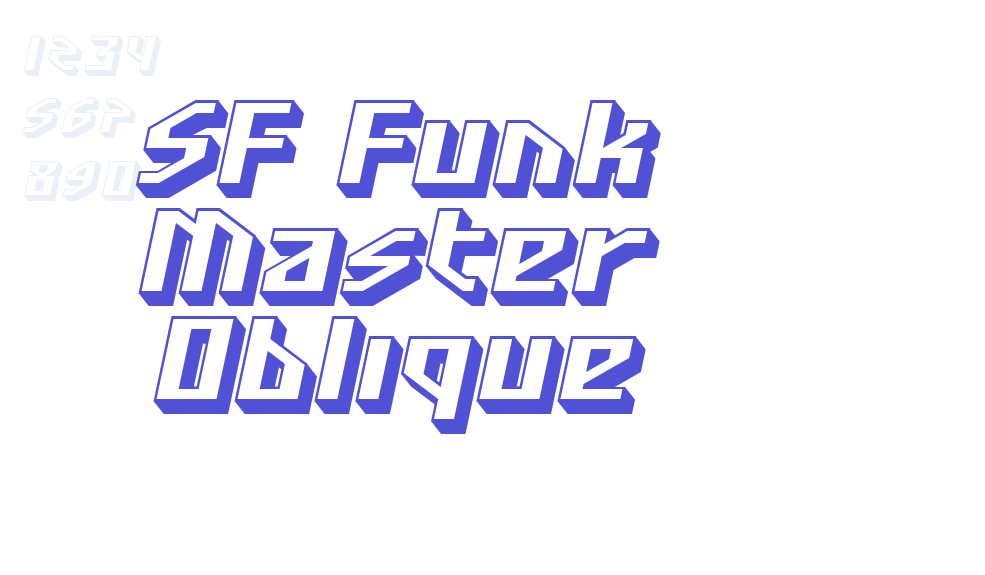 SF Funk Master Oblique-font-download