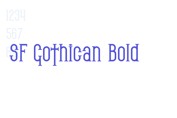 SF Gothican Bold