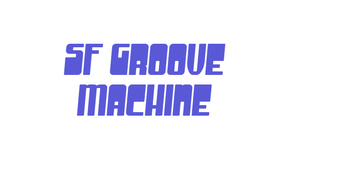 SF Groove Machine Font Download