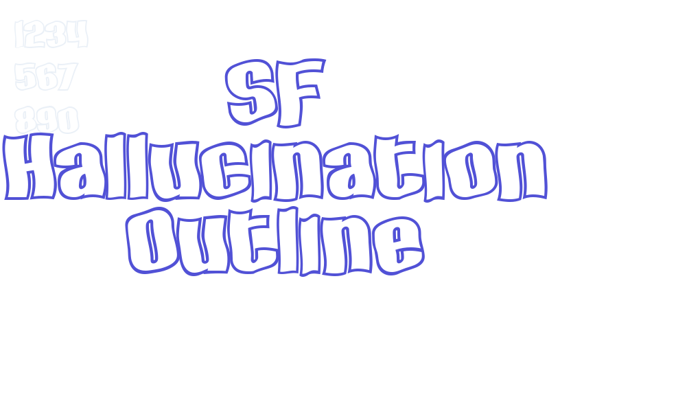 SF Hallucination Outline-font-download