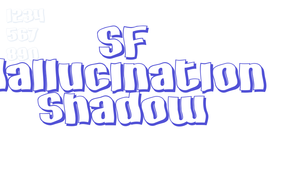 SF Hallucination Shadow-font-download